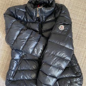 Black size 3 like-new quality Montcler down jacket (short) ladies
